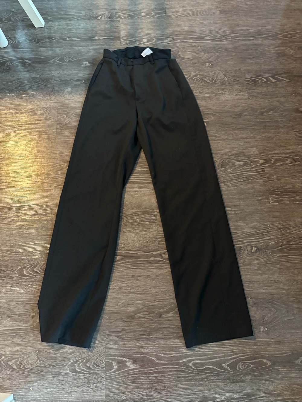 MM6 Maison Margiela Black Wide-Leg Trousers